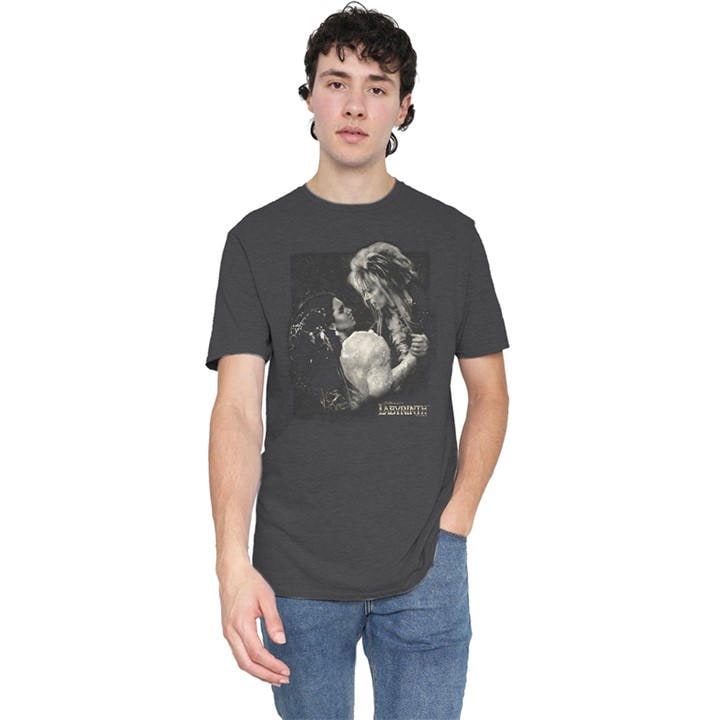 Men's Grey Other Labyrinth Dream Dance T-Shirt Charcoal in Size 2XL, Sports Direct