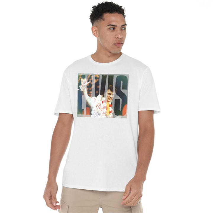 Elvis Presley Men's White Aloha Knockout T-Shirt in Size 2XL, Sports Direct