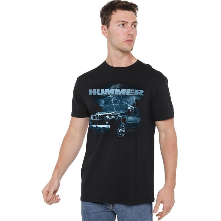 Men' Black Other Hummer Stormy Ride T Shirt in Size S, Sports Direct