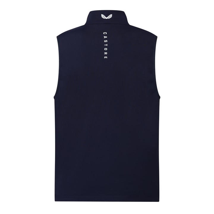 Castore Men' Blue Gilet in Size S, Sports Direct