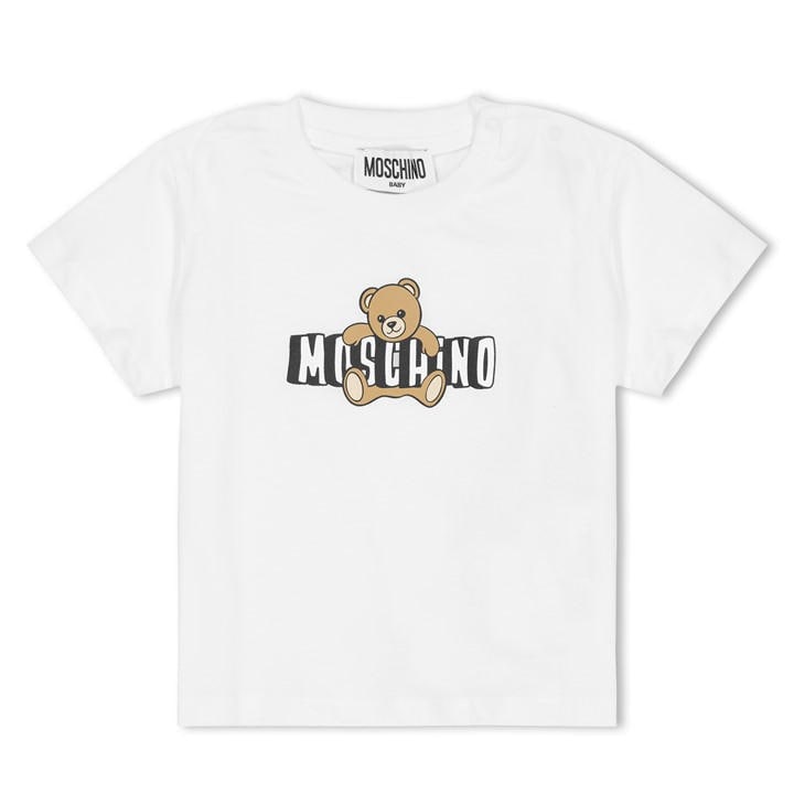 Moschino  Kids White ' Bear T-Shirt in Size 0 - 2 Years, Sports Direct