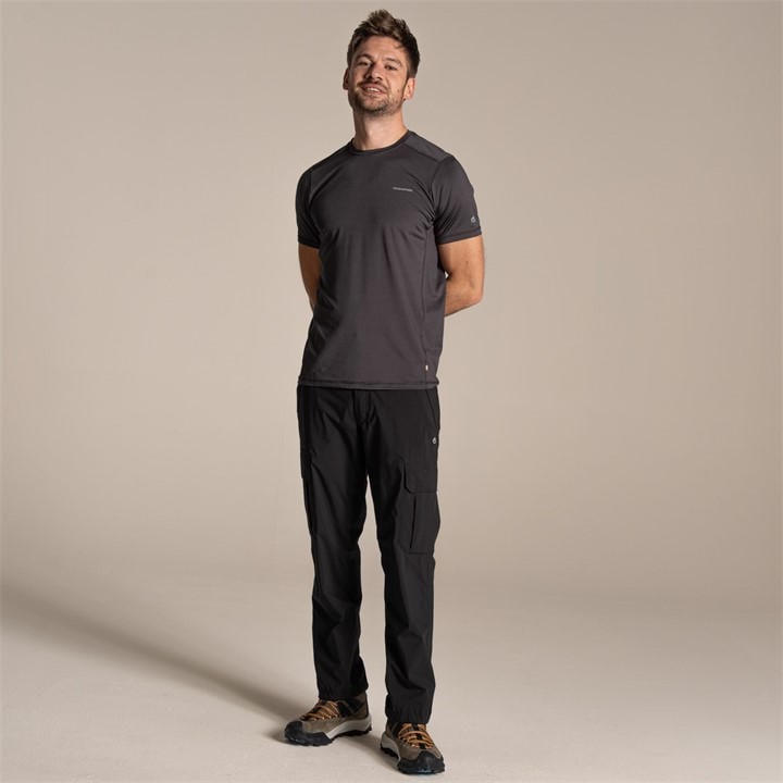 Craghoppers Men's Black Indus Waterproof Trousers, Sports Direct