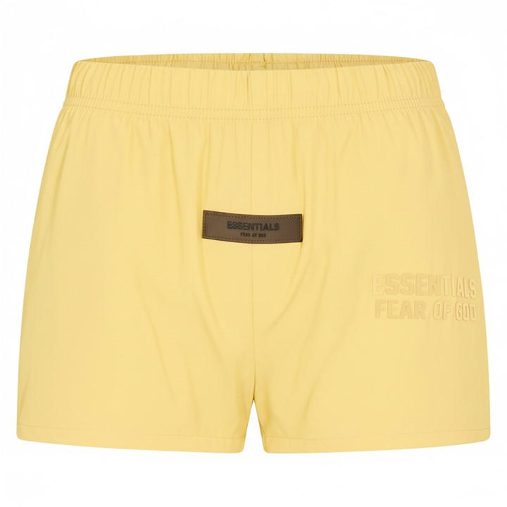 Fear Of God Essentials Women's Yellow Cycling Shorts in Size 14, Sports Direct