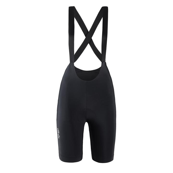 Dhb Women's Black Moda Classic Bib Shorts in Size 8, Sports Direct