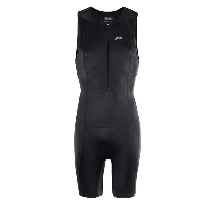 Dhb Men's Black Hydron Sleeveless Tri Suit in Size XL, Sports Direct