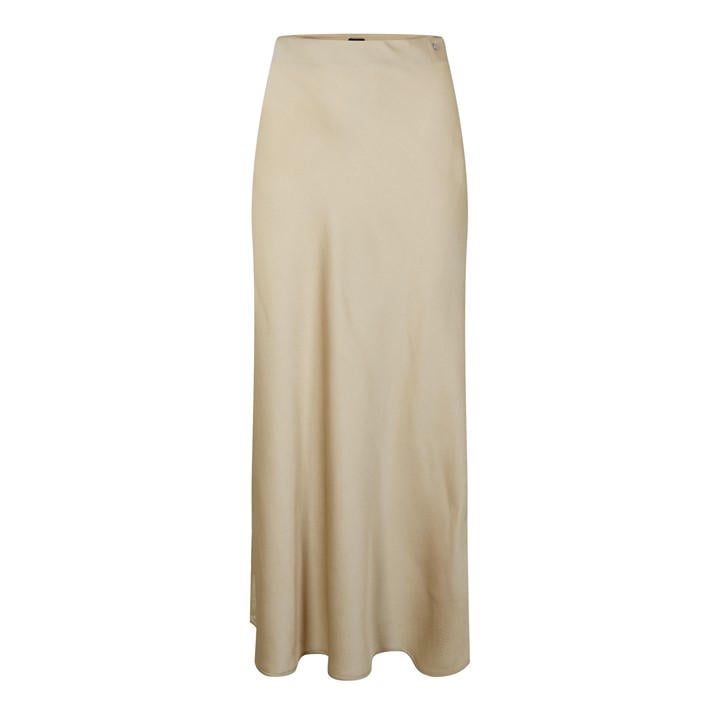 Boss Women's Cream C Visos Tailored Pencil Midi Skirt in Size 10, Sports Direct