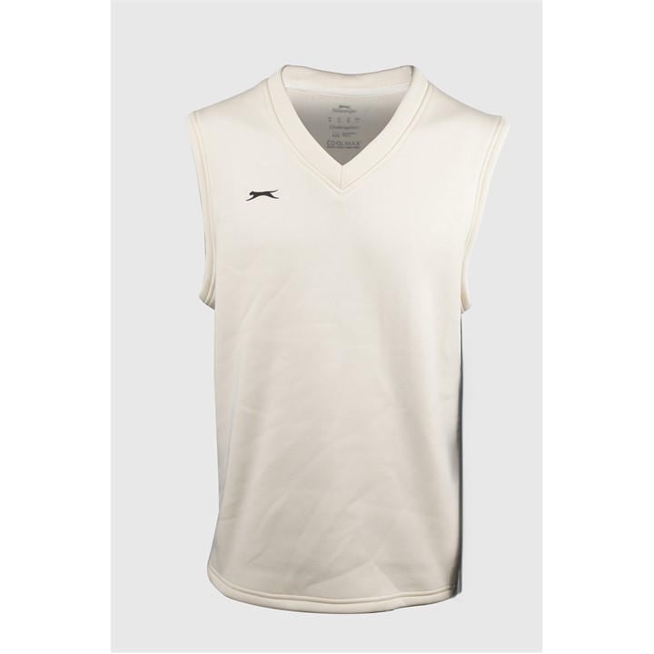 Slazenger Men's Sleeveless Cricket Jumper - Cream - L - Image 2