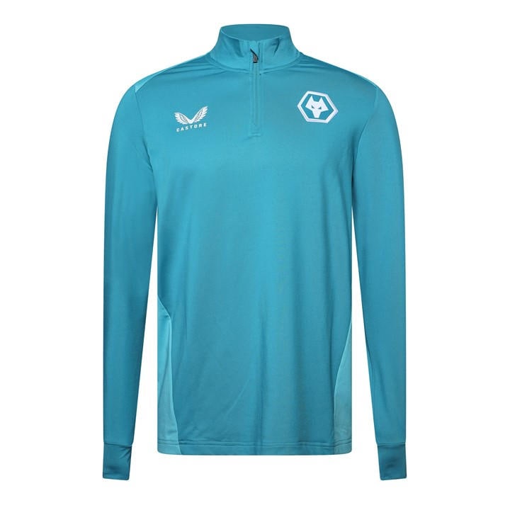 Castore Men's Blue Wlvs 1/4 Zip in Size M, Sports Direct