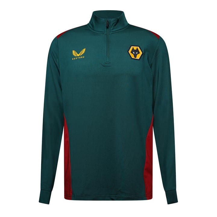 Castore Men's Red 1/4 Zip Fleece in Size M, Sports Direct
