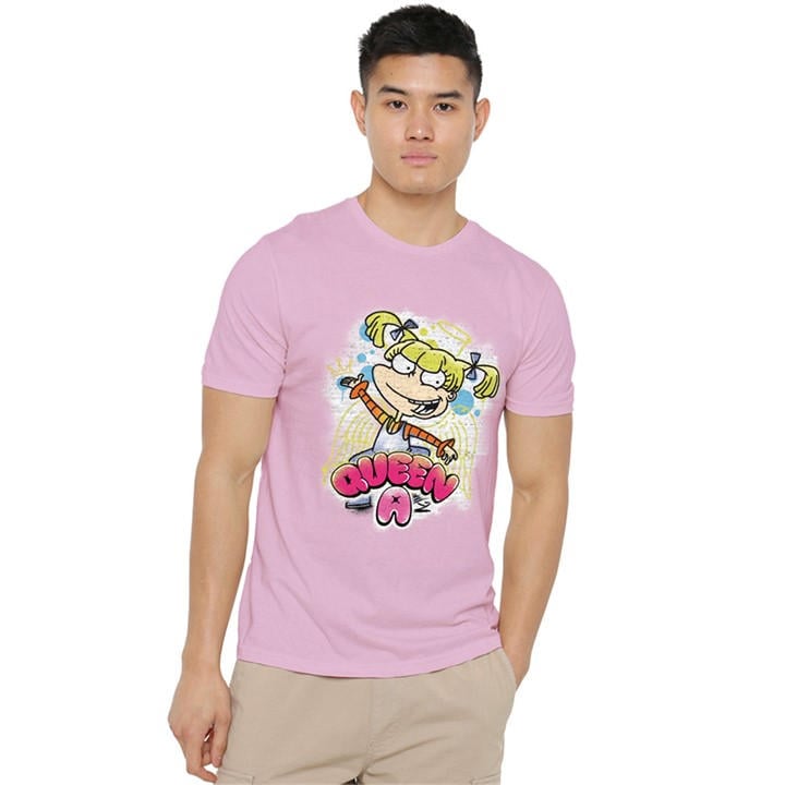 Nickelodeon Men's Pink Rugrats Queen A For Angelica T Shirt in Size XL, Sports Direct