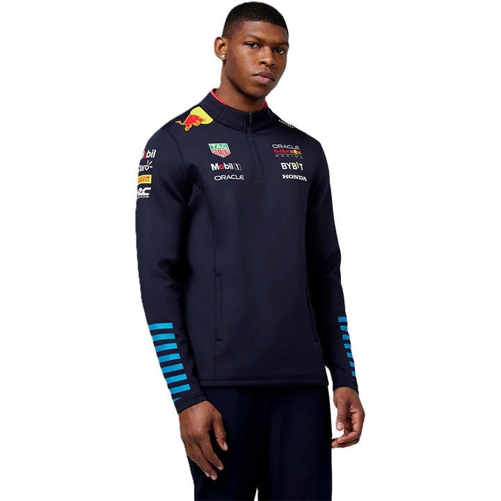 Castore  Blue  1/4 Zip Fleece in Size L, Sports Direct