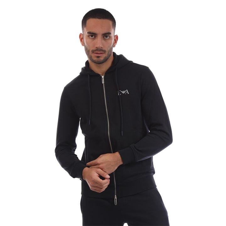 Emporio Armani Men' Blue Crew Neck Jumper in Size S, Sports Direct