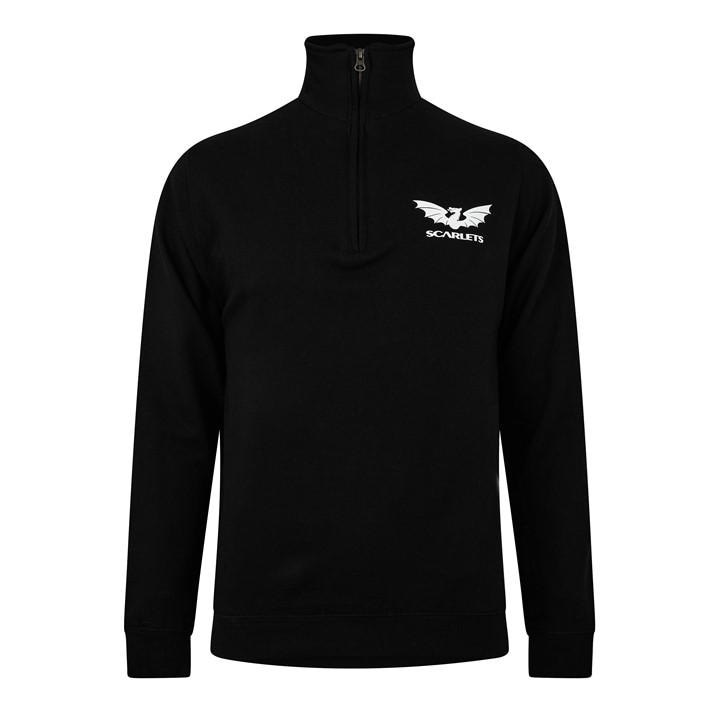 Castore Men' Black Quarter Zip Fleece in Size S, Sports Direct