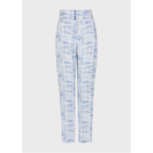 Emporio Armani Linen Blend Trousers