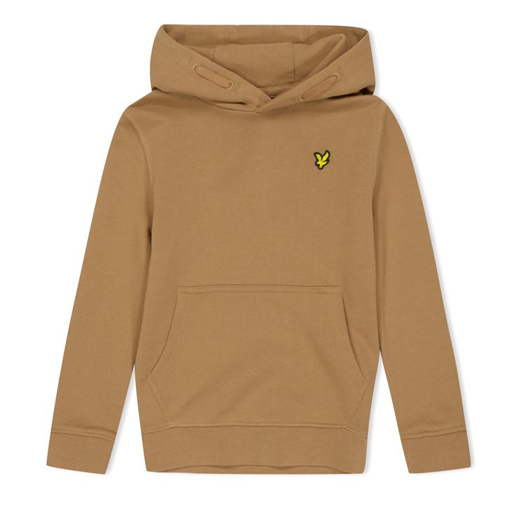 Lyle And Scott Boys Brown Kids' Pull Over Hoodie in Size 3 - 4 Years, Sports Direct
