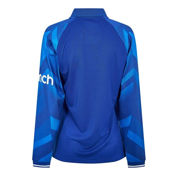 Sodalite Blue - Castore - Women's Long Sleeve Cricket Shirt