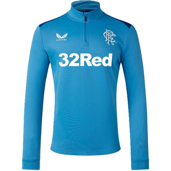 Castore Men's Blue Quarter Zip Fleece in Size L, Sports Direct
