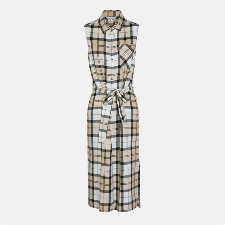 Barbour Women's  Agnes Midi Dress in Size 16, Sports Direct