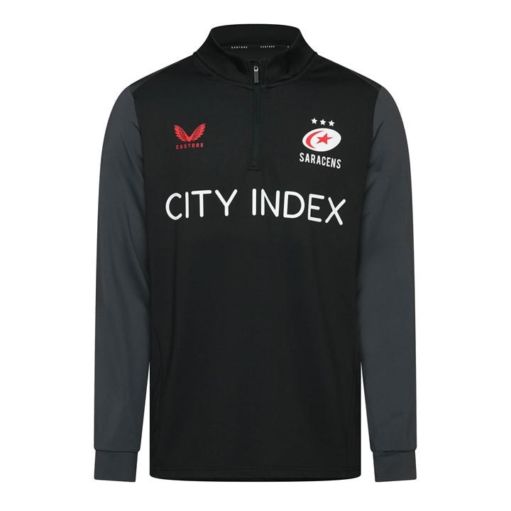 Castore Men's Black 1/4 Zip Fleece in Size XL, Sports Direct