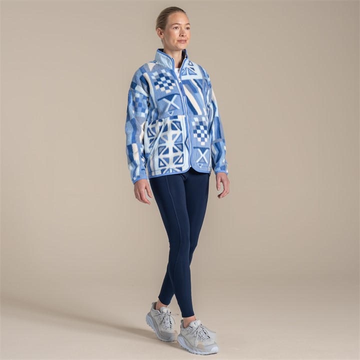 Craghoppers Women's Vincablueprt Dante Insulated Fleece Jacket in Size 8, Sports Direct
