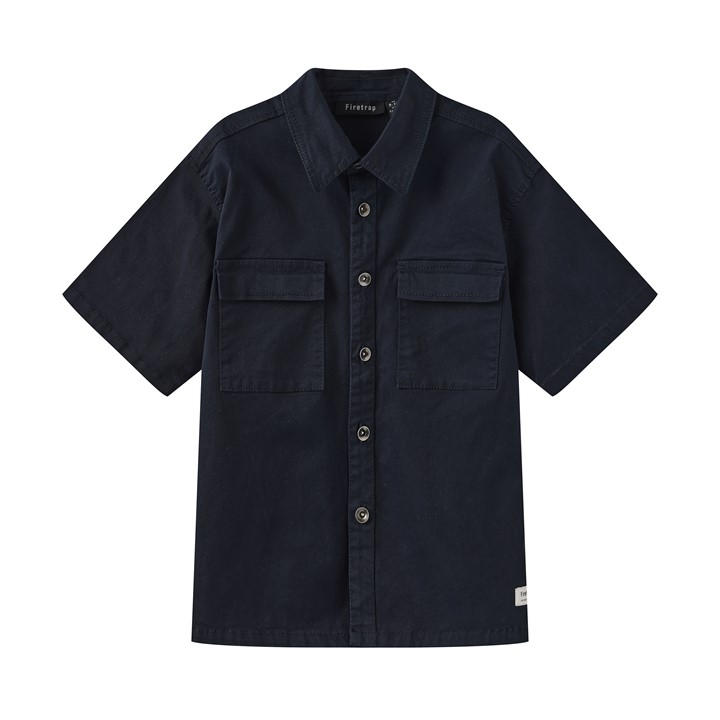 Firetrap Boys Blue Ss Shirts  in Size 11 - 12 Years, Sports Direct