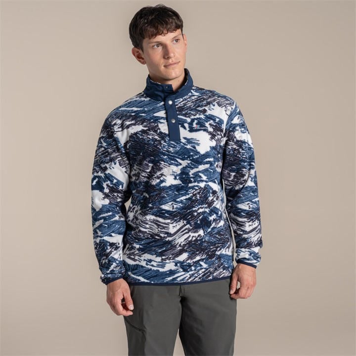 Craghoppers Men's Blue Dewlish Ii Insulated Overhead Top in Size L, Sports Direct