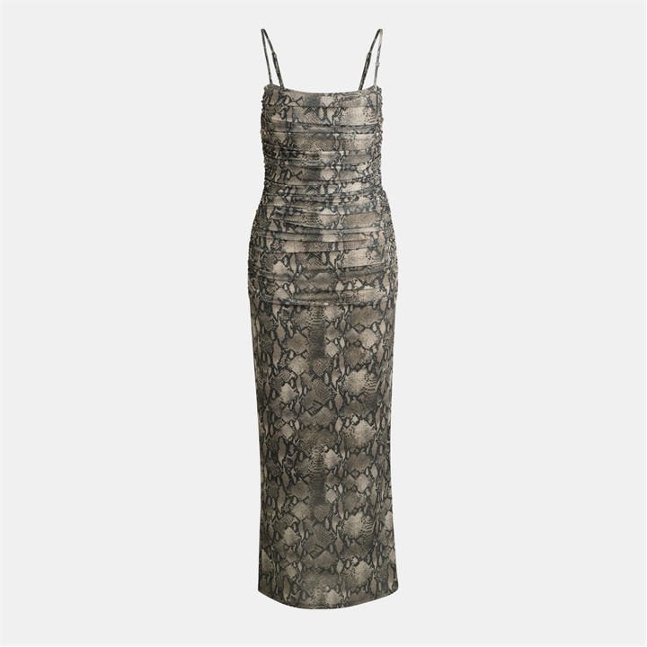 Hugo Women's Brown Noffiano Maxi Dress in Size 10, Sports Direct