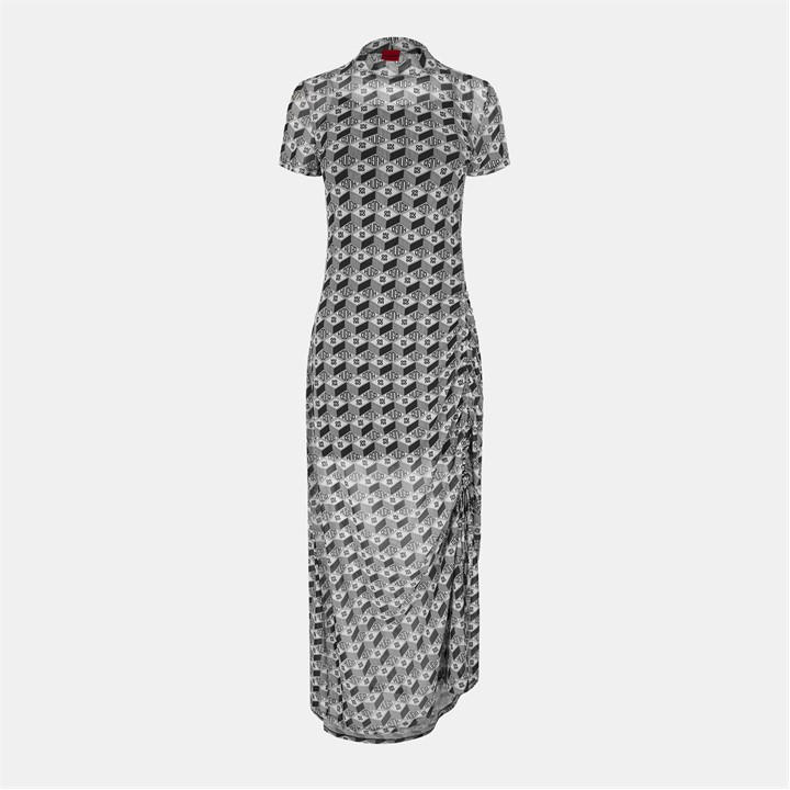 Hugo Women's  Nastoria Maxi Dress in Size 10, Sports Direct