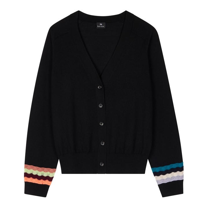 Ps Paul Smith Women's Black Crew Neck Jumper in Size 10, Sports Direct