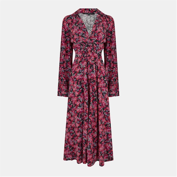 French Connection Women's  Jennifer Midi A-Line Dress in Size 8, Sports Direct