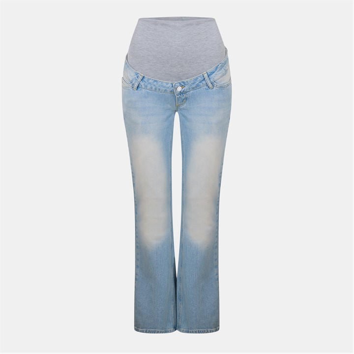 Mamalicious Women's Blue Mama Bootcut Jeans in Size 29 L32, Sports Direct