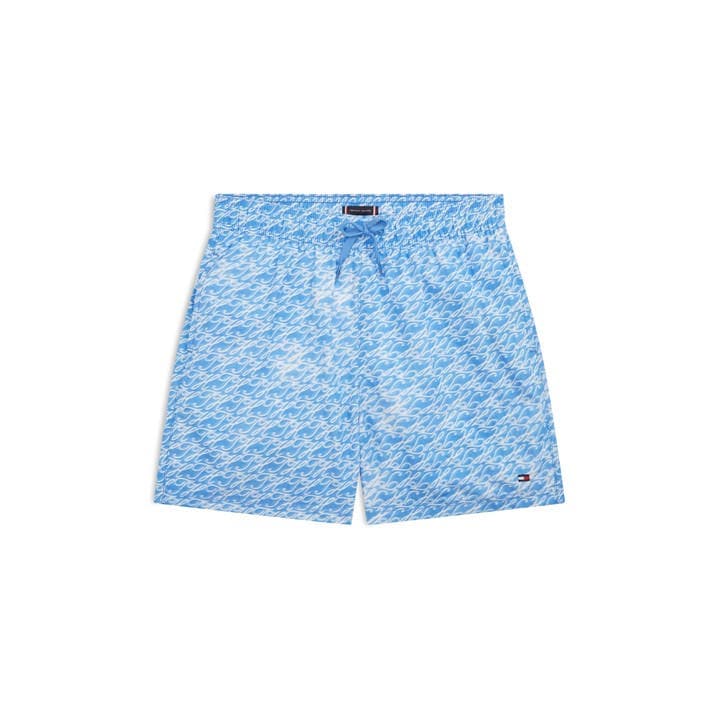 Tommy Hilfiger Boys Blue Kids' Swim Shorts in Size 13 - 14 Years, Sports Direct