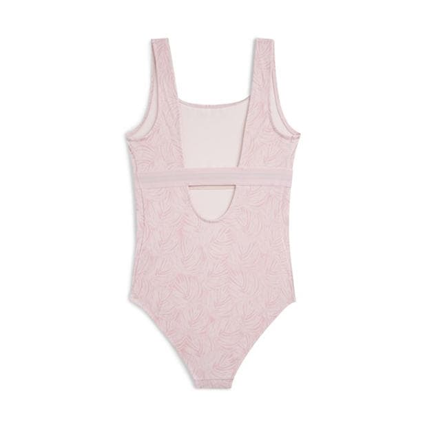 Palm Pink 0JW - Tommy Hilfiger - Kids' Scoop Neck Swimsuit