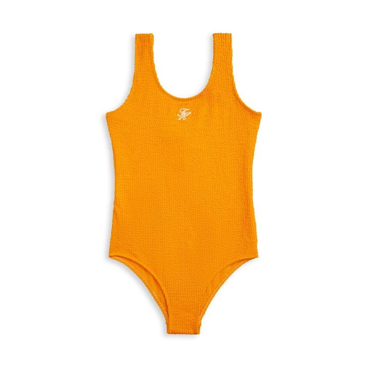 Tommy Hilfiger Girls Orange Kids' Scoop Neck Swimsuit in Size 14 - 16 Years, Sports Direct