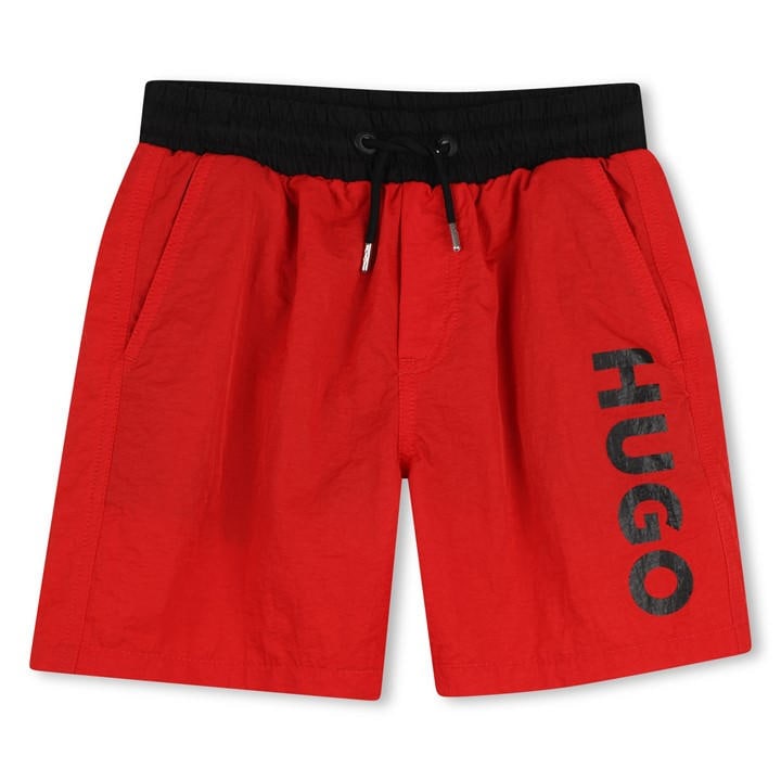 Hugo Boys Red Kids' Swimming Trunks in Size 14 - 16 Years, Sports Direct