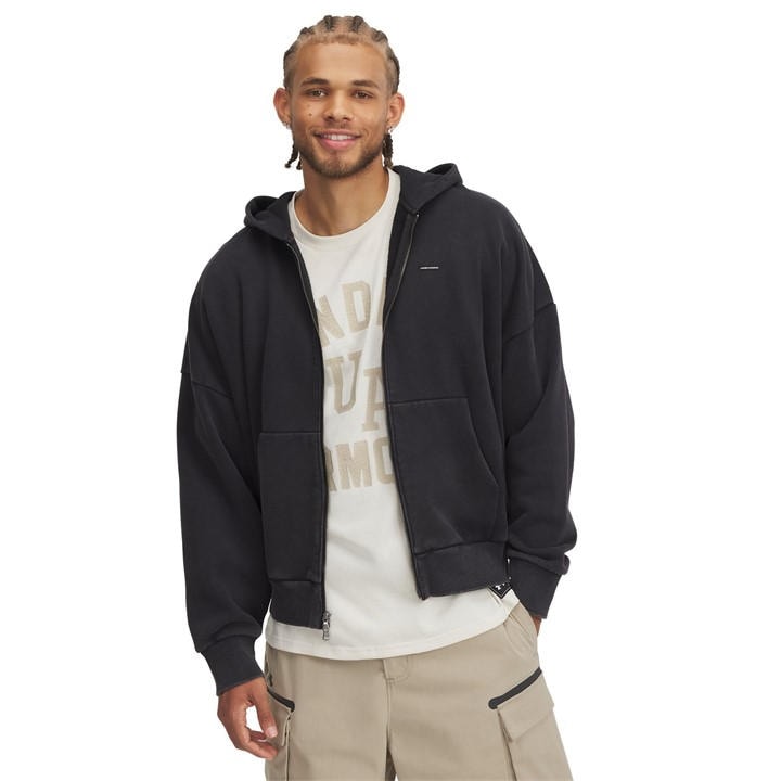 Under Armour Men's Black 1/4 Zip Fleece in Size L, Sports Direct