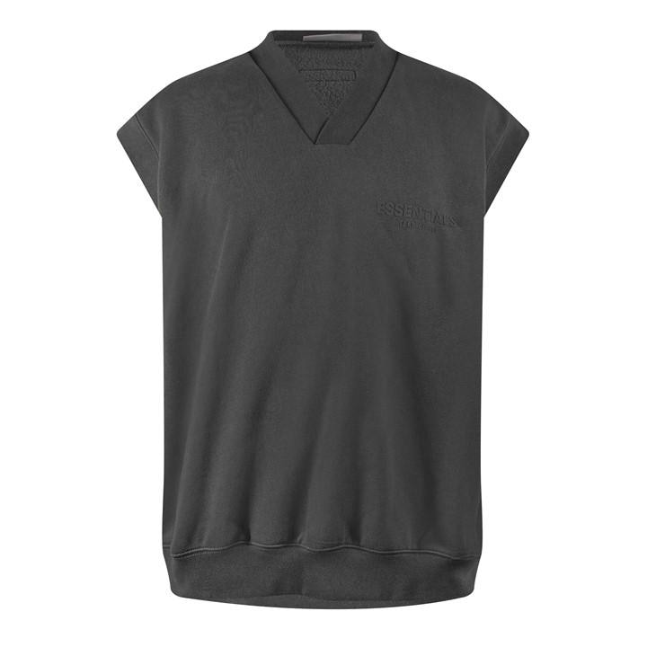 Fear Of God Essentials Men's Black Knitted Sweater Vest in Size 2XL, Sports Direct