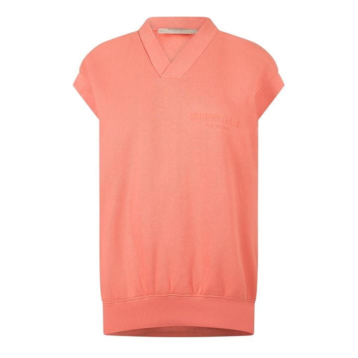 Fear Of God Essentials Women's Orange Knitted Sweater Vest in Size 6, Sports Direct