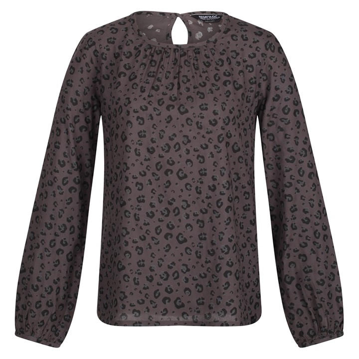 Regatta Women's Brown Hadria Long Sleeve Shirt in Size 10, Sports Direct