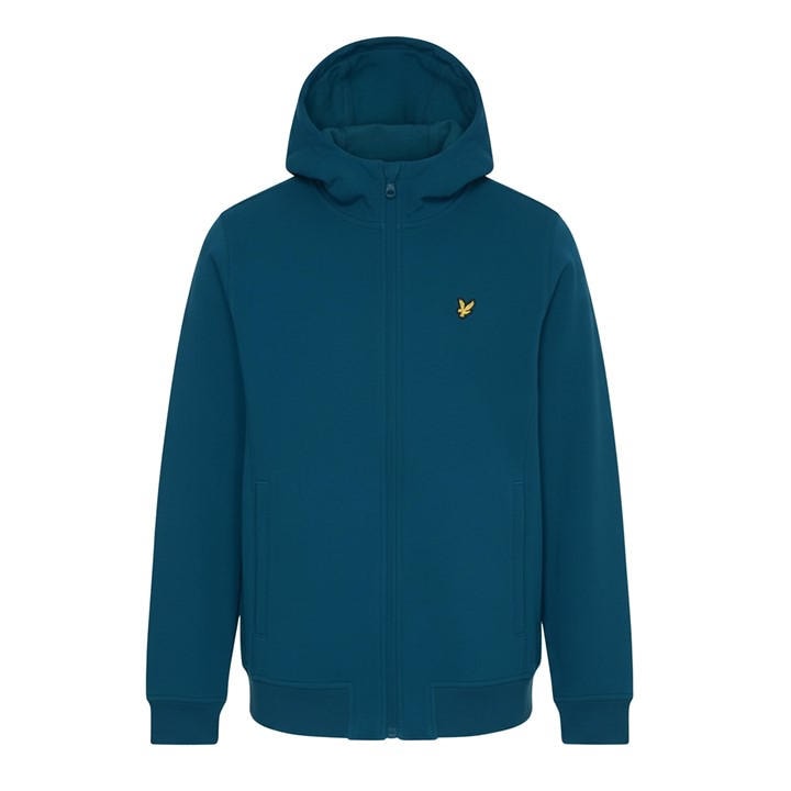 Lyle And Scott Men' Blue Fleece Back Softshell Jacket in Size S, Sports Direct