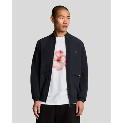 Lyle and Scott - Milano Hybrid Full Zip Knitted Jacket