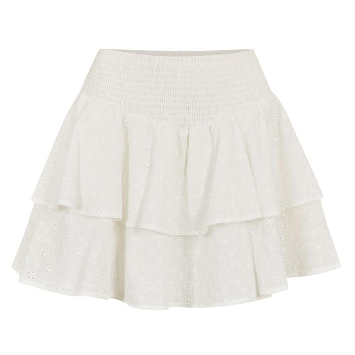 Jack Wills Women's Beige Tiered Skirt in Size 14, Sports Direct