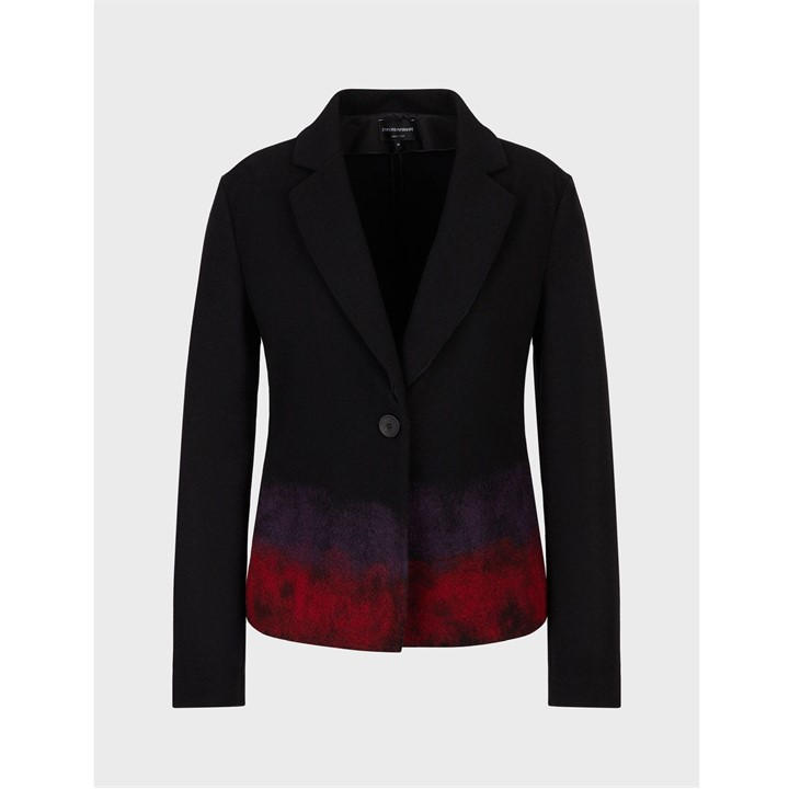 Emporio Armani Women's Black Blazer Size 14