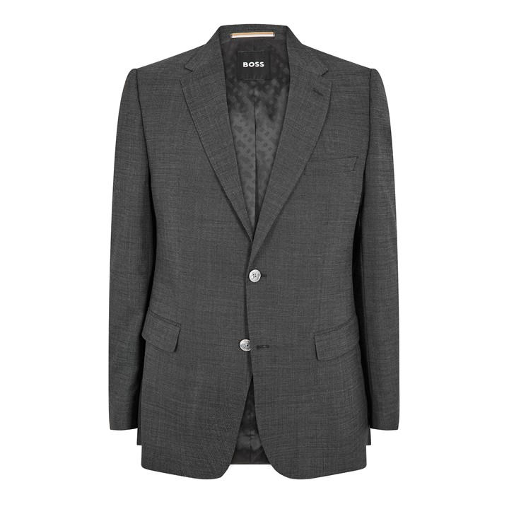 Boss Men' Grey Jasper Mm Formal Jacket in Size S, Sports Direct