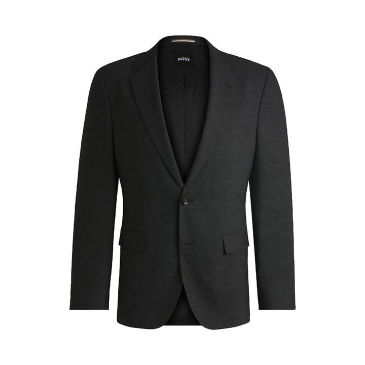 Boss Men's Grey Jasper Mm Formal Jacket in Size L, Sports Direct
