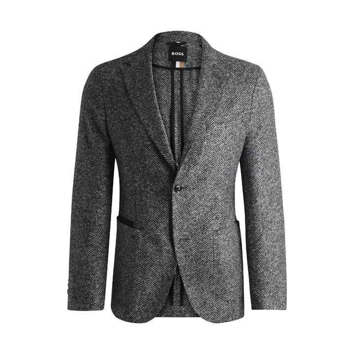 Boss Men' Silver C Jaye  Elbow Formal Jacket in Size S, Sports Direct