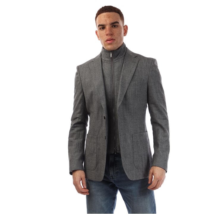 Boss Men's Grey H Hutson Bib Formal in Size L, Sports Direct