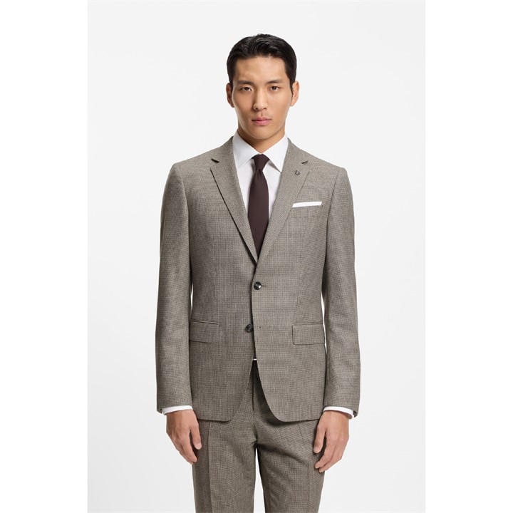 Boss Men's White H Hutson Formal Jacket in Size M, Sports Direct