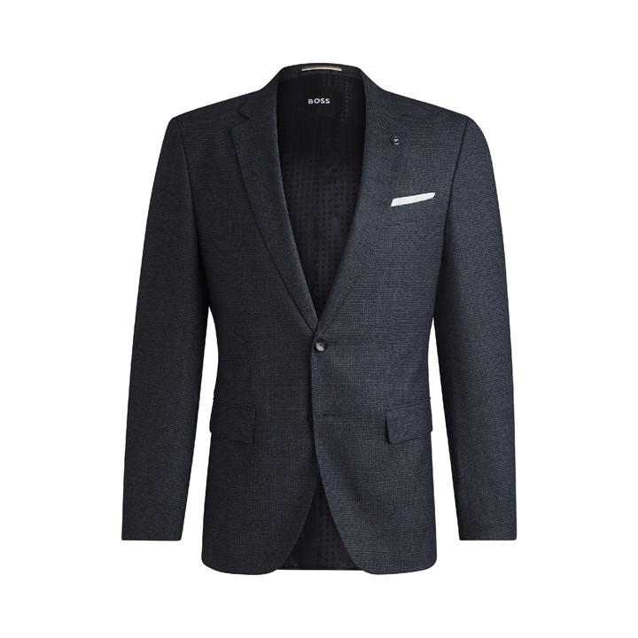 Boss Men's Blue H Hutson Formal Jacket in Size M, Sports Direct