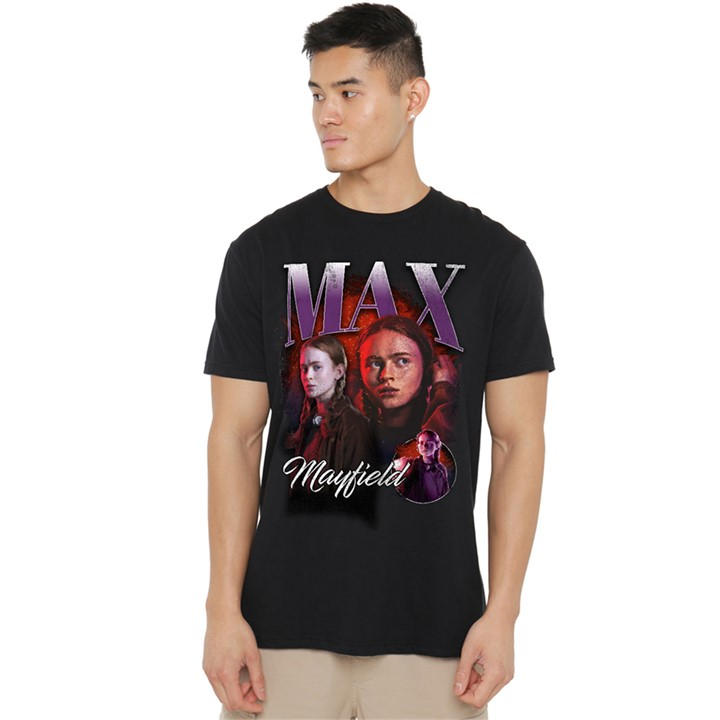 Stranger Things Men's Black Max Homage T-Shirt in Size M, Sports Direct